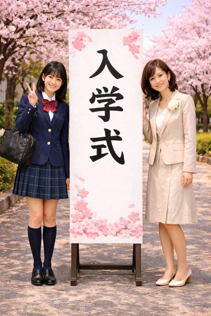 エアークローゼットでママの入学式コーデ